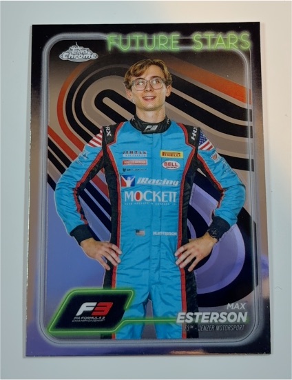 2024 Topps Chrome Formula 1 F3 #59 Max Esterson — front