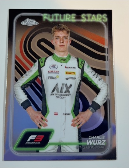 2024 Topps Chrome Formula 1 #58 Charlie Wurz — front