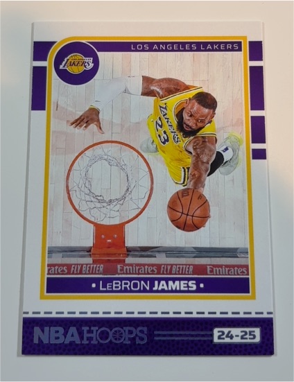 2024-25 Panini NBA Hoops #18 LeBron James — front