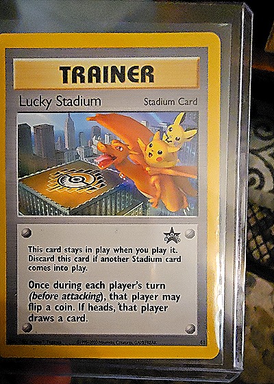 2001 Pokémon Lucky Stadium #41 Wotc Black Star Promo — front