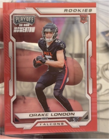 2022 Panini Chronicles Playoff Momentum #PMR-6 Drake London — front
