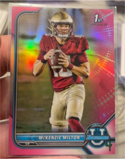 2021 Bowman University #13 McKenzie Milton — front