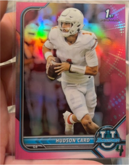 2021-22 Bowman University #46 Hudson Card — front