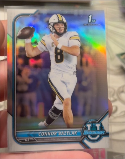 2022 Bowman University Chrome #84 Connor Bazelak — front