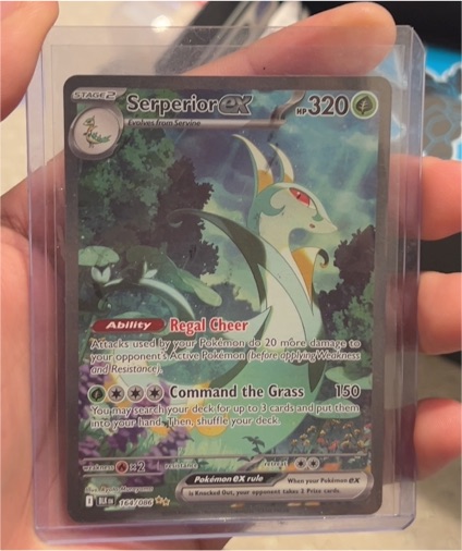 2025 Pokémon TCG Black Bolt Serperior ex 164/086 — front