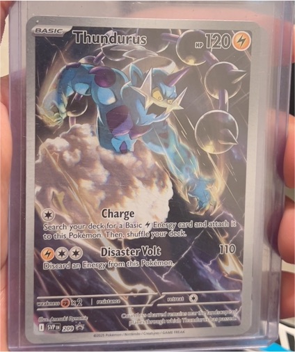 2025 Pokémon Scarlet & Violet Black Bolt #209 Thundurus — front