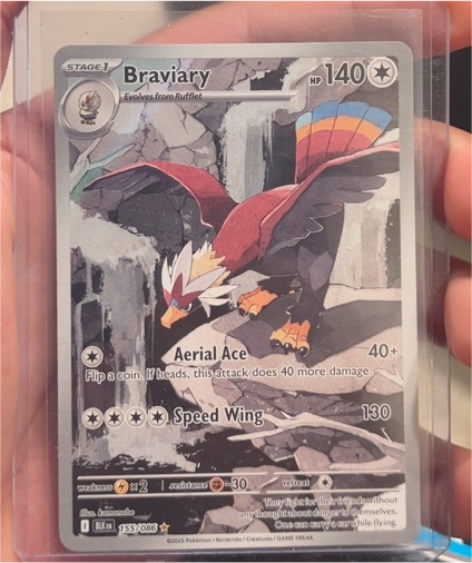2025 Pokémon Scarlet & Violet #155 Braviary — front
