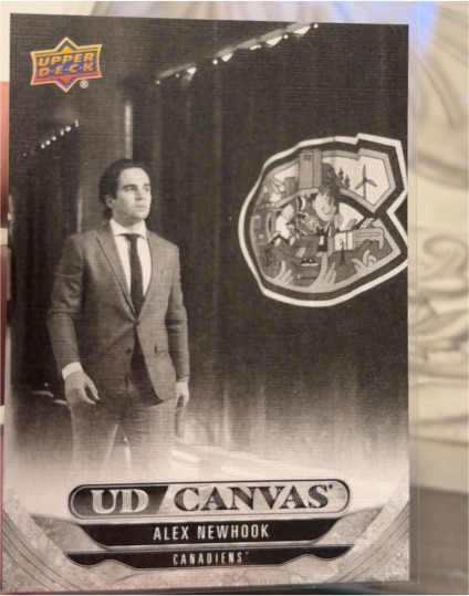 2024-25 Upper Deck Series 2 UD Canvas #C128 Alex Newhook — front