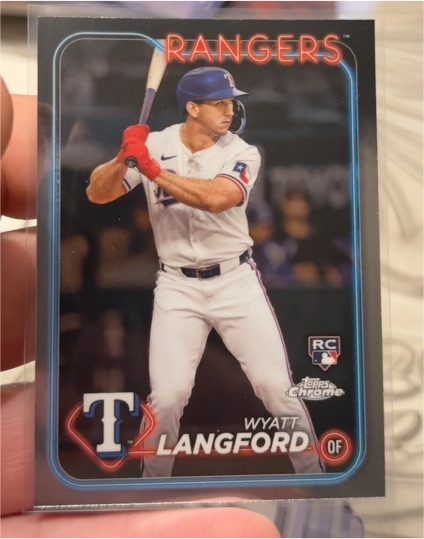 2024 Topps Chrome #122 Wyatt Langford — front