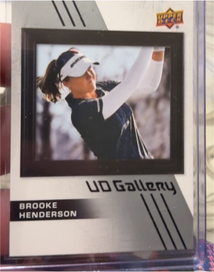 2024 Upper Deck Golf UD Gallery #UD-1 Brooke Henderson — front