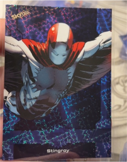 2024 SkyBox Marvel Metal Universe Avengers #30 Stingray — front