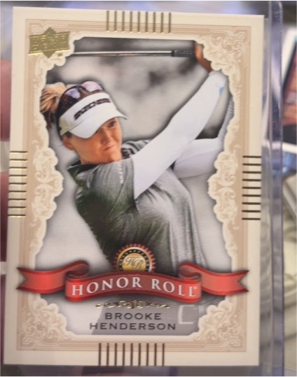 2024 Upper Deck Golf #HR-27 Brooke Henderson Honor Roll — front