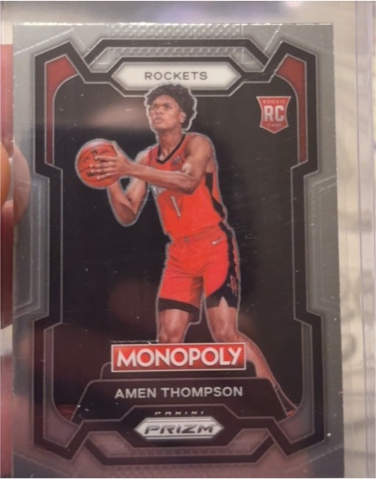 2023-24 Panini Prizm Monopoly #33 Amen Thompson — front
