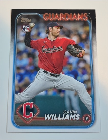 2024 Topps Series 1 #242 Gavin Williams — front