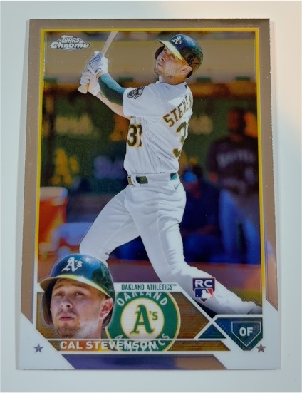 2023 Topps Chrome #199 Cal Stevenson — front