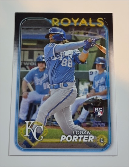 2024 Topps Series 2 #666 Logan Porter — front