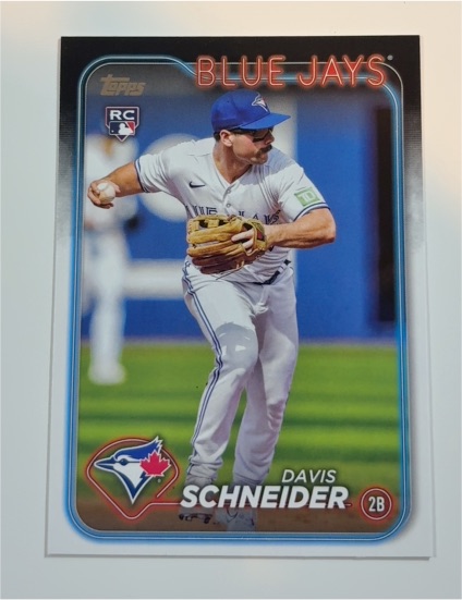 2024 Topps Series 1 #189 Davis Schneider — front