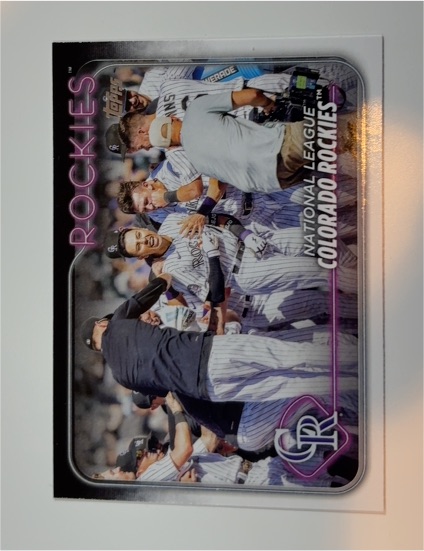 2024 Topps #526 Colorado Rockies Team Card — front