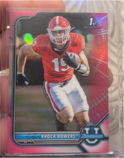2022 Bowman University #83 Brock Bowers — front