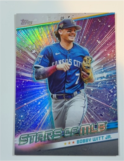 2024 Topps Stars of MLB #SMLB-17 Bobby Witt Jr. — front
