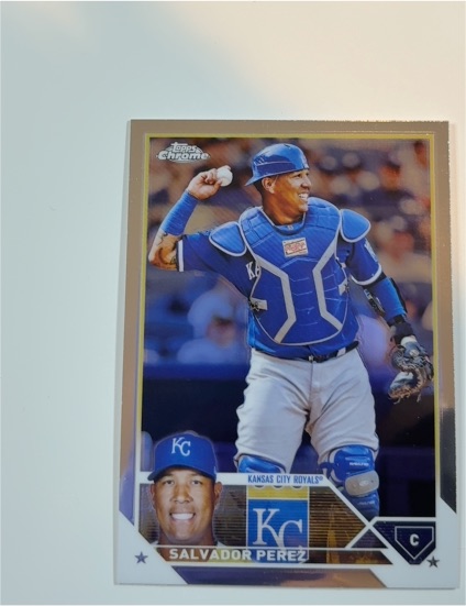 2023 Topps Chrome #165 Salvador Perez — front