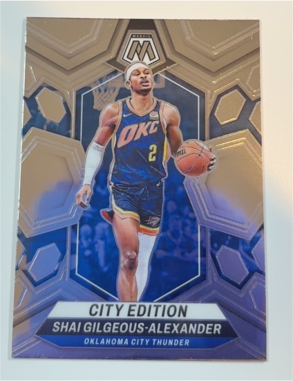 2023-24 Panini Mosaic #272 Shai Gilgeous-Alexander City Edition — front
