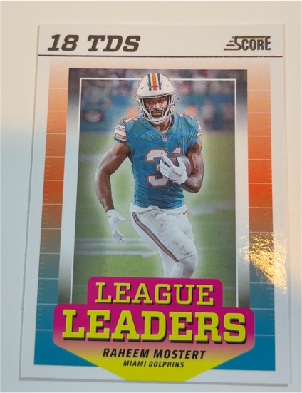 2024 Score #LL-RMT Raheem Mostert League Leaders — front