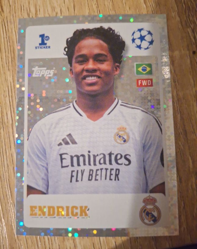 2024-25 Topps UEFA Champions League #243 Endrick — front