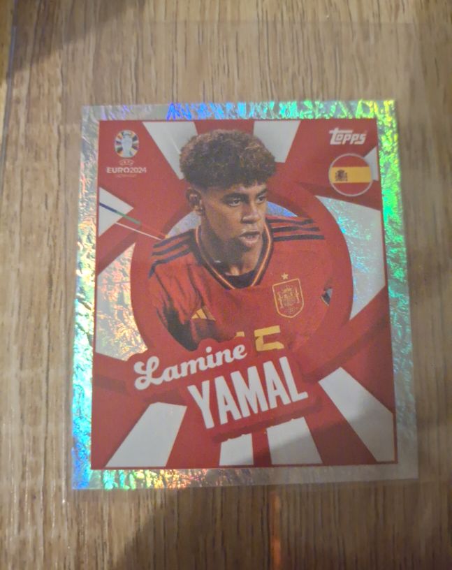 2024 Topps UEFA Euro #ESP PTW Lamine Yamal — front