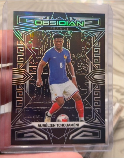 2023-24 Panini Obsidian #156 Aurélien Tchouaméni — front