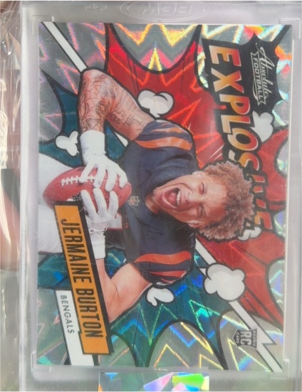 2024 Panini Absolute Explosive #EX-JBN Jermaine Burton — front