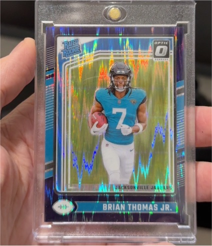 2024 Panini Donruss Optic #214 Brian Thomas Jr. — front
