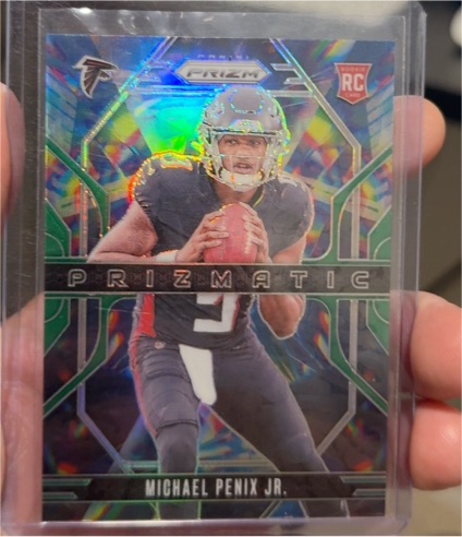 2024 Panini Prizm #10 Michael Penix Jr. Prizmatic — front