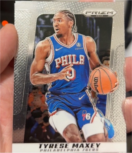 2024-25 Panini Prizm Deca #193 Tyrese Maxey — front