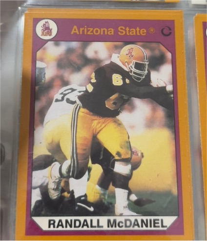 1990 Collegiate Collection #93 Randall McDaniel — front