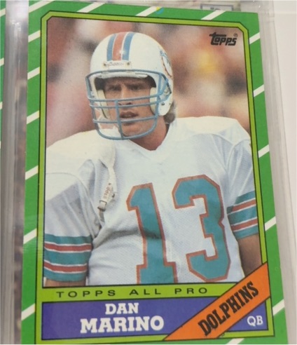 1986 Topps #45 Dan Marino — front