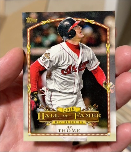 2018 Topps Update Hall of Famer Highlights #HFH-14 Jim Thome — front