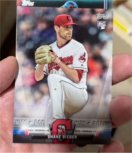2018 Topps Update Salute #S-34 Shane Bieber — front