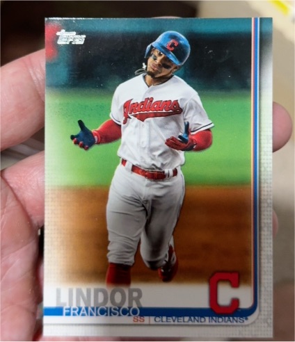 2019 Topps #269 Francisco Lindor Cleveland Indians — front