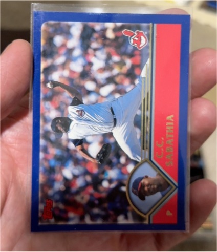2003 Topps #214 C.C. Sabathia — front