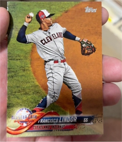 2018 Topps Update #US157 Francisco Lindor — front