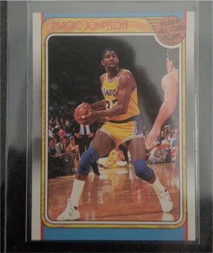 1988 Fleer #123 Magic Johnson All-Star — front
