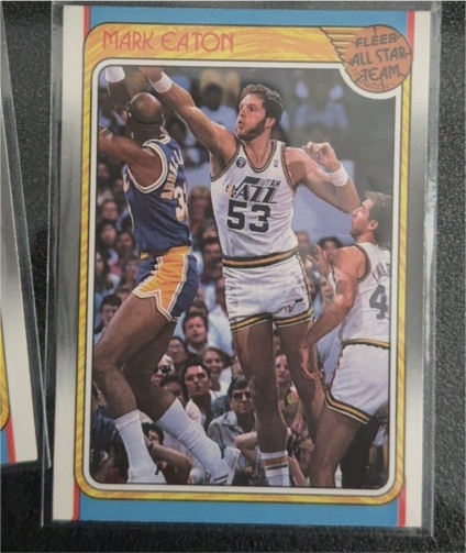 1988 Fleer #131 Mark Eaton — front