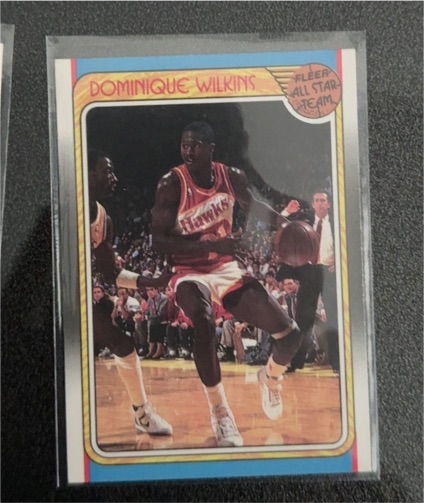 1988-89 Fleer #125 Dominique Wilkins — front