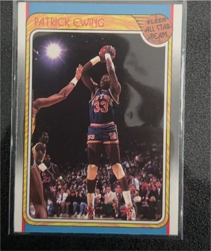 1988 Fleer #130 Patrick Ewing All Star Team — front
