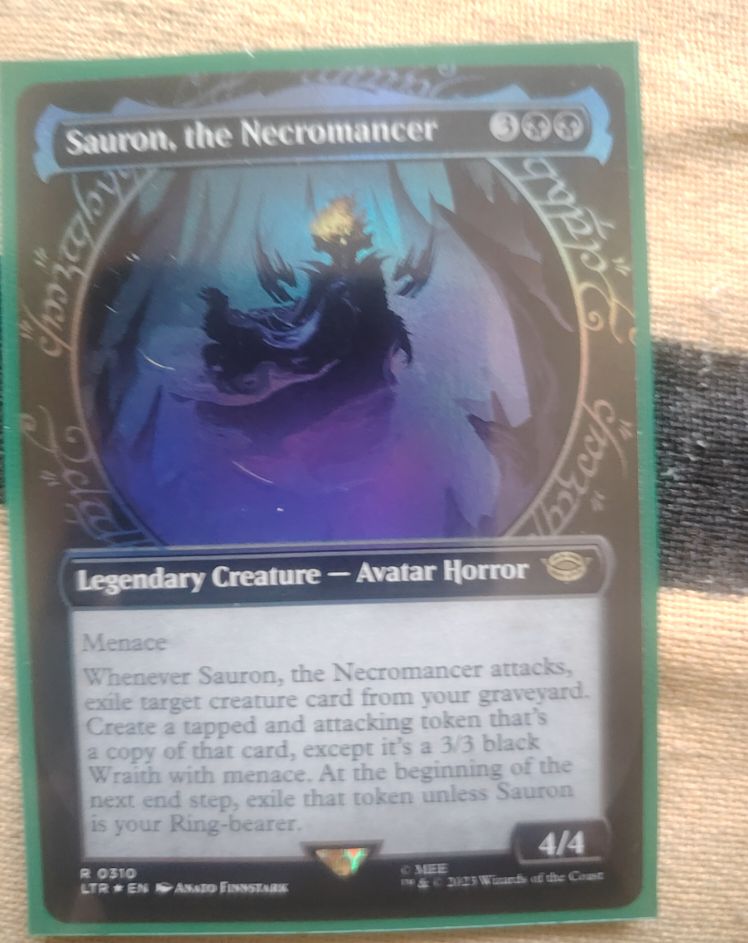 2023 Magic: The Gathering #310 Sauron, the Necromancer — front