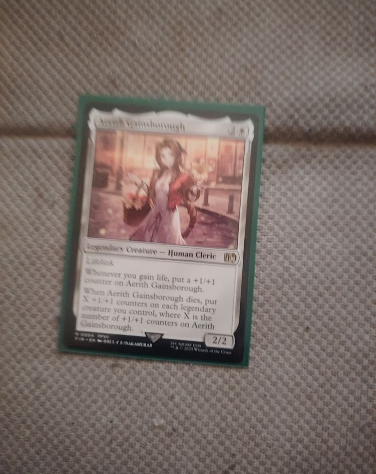 2023 Magic: The Gathering Final Fantasy #4 Aerith Gainsborough — front