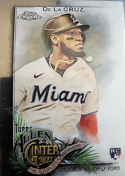2022 Topps Allen & Ginter Chrome #71 Bryan De La Cruz — front