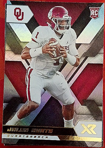 2020 Panini Chronicles Draft Picks XR Rookies #14 Jalen Hurts — front