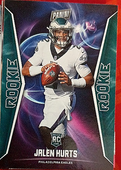 2020 Panini Player of the Day #75 Jalen Hurts — front